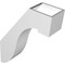 Ekena Millwork 5-in. W x 16-in. D x 22-in. H Del Monte Architectural Grade PVC Knee Brace BRCP05X16X22DEL - alternate 2